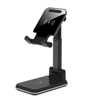 

Hot-Wireless Charger Two-In-One Bracket Telescopic Folding Phone Tablet Multi-Function Bracket Dual Charging