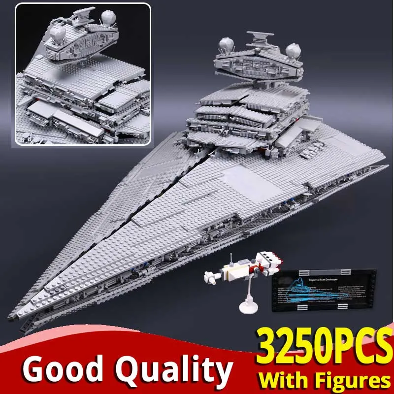 

81029 Star plan Wars series UCS Destroyer model warships Set boys Toys building blocks compatible with legoinglys 10030 bricks