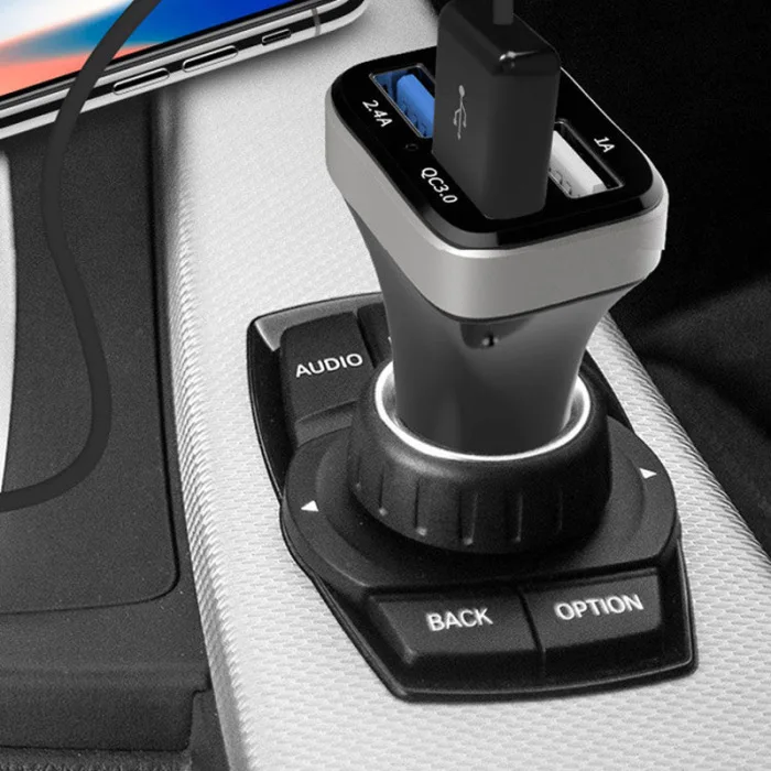 Горячее автомобильное зарядное устройство Быстрая зарядка 4 usb порта для смартфонов автомобильные аксессуары BUS66