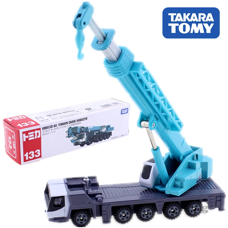 Tomica длинный тип Takara Tomy No.133 Kobelco вездеходный кран KMG5220 масштаб 1/113 строительный