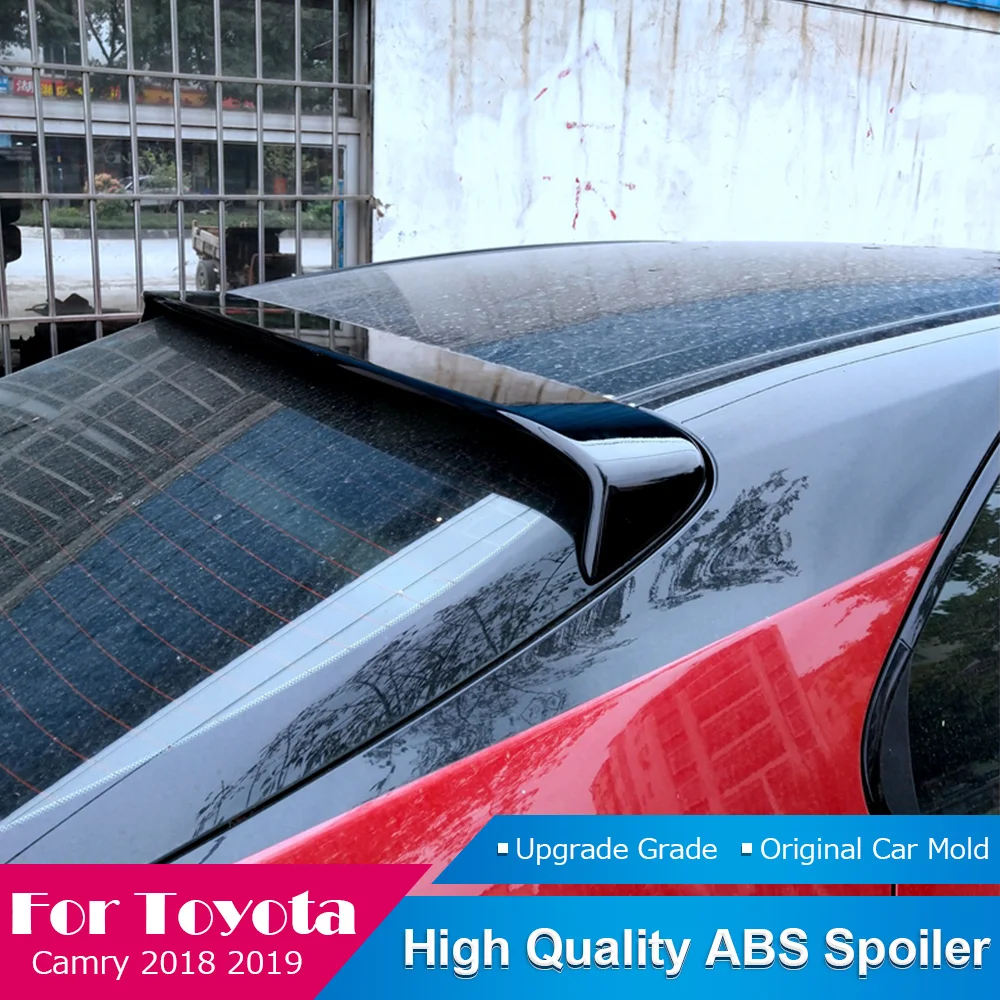 AITWATT для Toyota Camry 2018 2019 черный спойлер на крыше высокого качества ABS Материал крыло