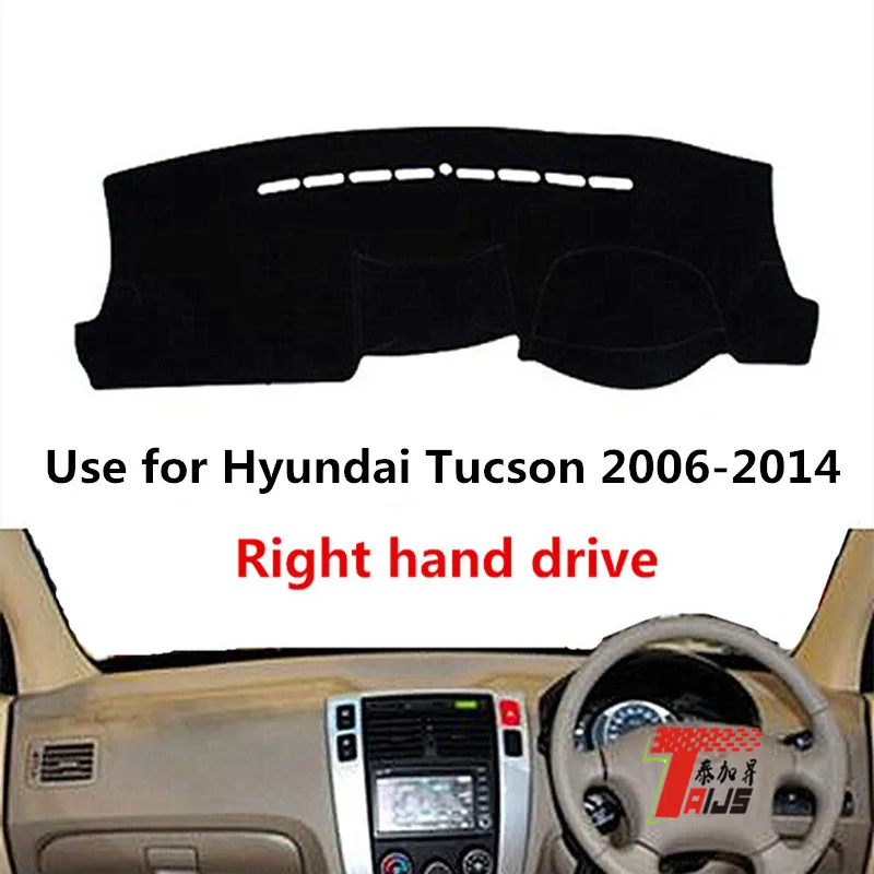 

TAIJS, фабрика, лидер продаж светильник коврик из полиэстерного волокна для приборной панели автомобиля для Hyundai Tucson 2006-2014, правый руль