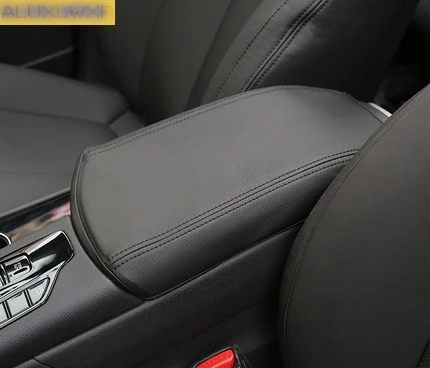 Для hyundai santa fe IX45 аксессуары автомобильный подлокотник коробка Защитная крышка искусственная кожа украшение интерьера автомобиля-Стайлинг
