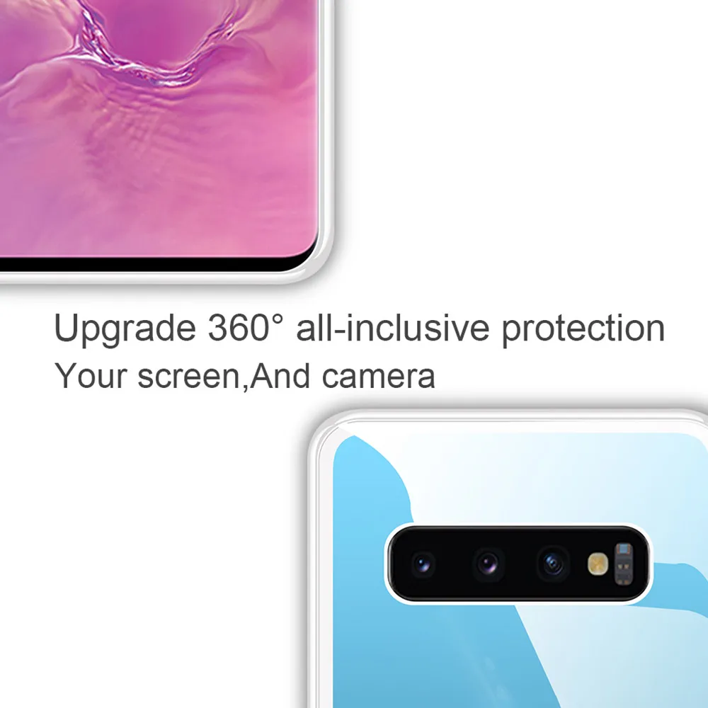 Магнитный стеклянный чехол KISSCASE для Samsung Galxy S9 S8 S7 Eage Plus S10 E Note 9 8 прозрачные