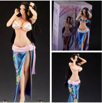 

3colors One Piece Boa Hancock PVC Action Figure Sexy Girl Clothes detachable version Snake Empress GK Anime Model Collection toy