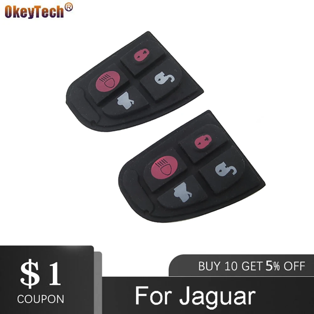 Jaguar Remote Smart Key Fob Replacement Button Pad for XK XF