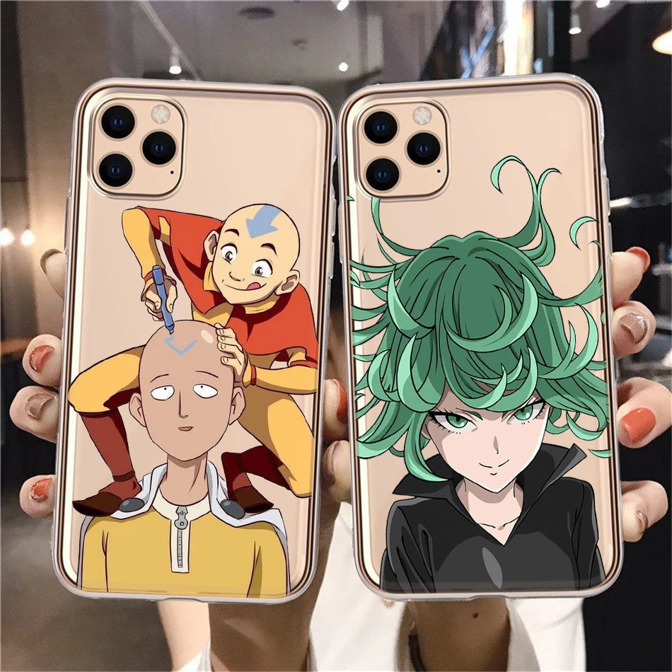 Японский мультфильм Аниме One Punch Man чехол для iPhone 6 6s 11 Pro XS MAX X XR 8 7 Plus Мягкий