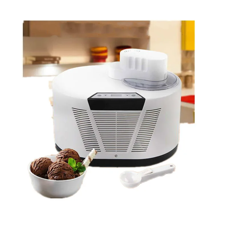 

1L Self-Cooling Ice Cream Machine Full-automatic Multifunctional Fruit Ice Cream Maker For DIY Homemade Dessert EU/AU/UK/US