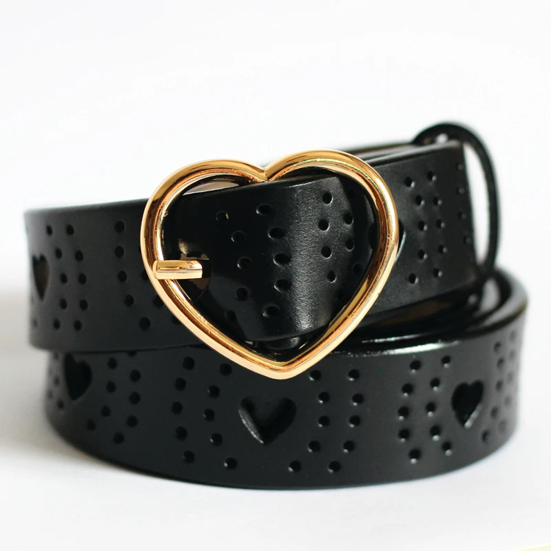 

Genuine Leather Belts for Women Second Layer Cowskin Woman Belt Vintage Pin Buckle Strap Jeans