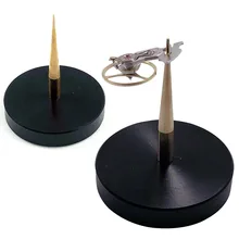 Для ювелирных часов Отрегулируйте ритм ремонт прочный металлический игла практичный инструмент держатель баланса Профессиональный круглый базовый стенд