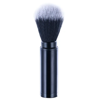 

Men's Shaving Brush, Synthetic Hair Men Travel Shaving Brush Aluminum Handle for Shaving Safety Razor Beard Brushed
