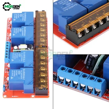 

DC5V/AC100-250V 4-Channel 30A High and Low Level Trigger Relay Module