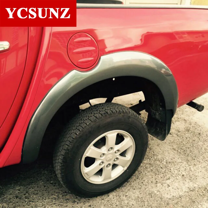 6 дюймов крыло вспышки ABS колеса арки для Mitsubishi L200 Triton 2006 2007 2008 2009 2010 2011 2012 2013 2014