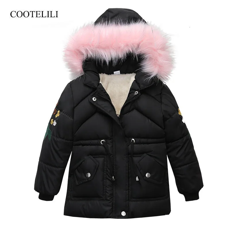 COOTELILI/теплая верхняя одежда и пальто; зимняя куртка для девочек и мальчиков; детская зимняя одежда; Верхняя одежда; пальто; одежда для малышей