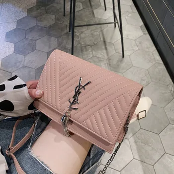 

High-Grade New Small Bag Western Style Handbags 2020 New Chain Bag Texture Tassel Shoulder Shoulder Bag Womens Handbags and Purs