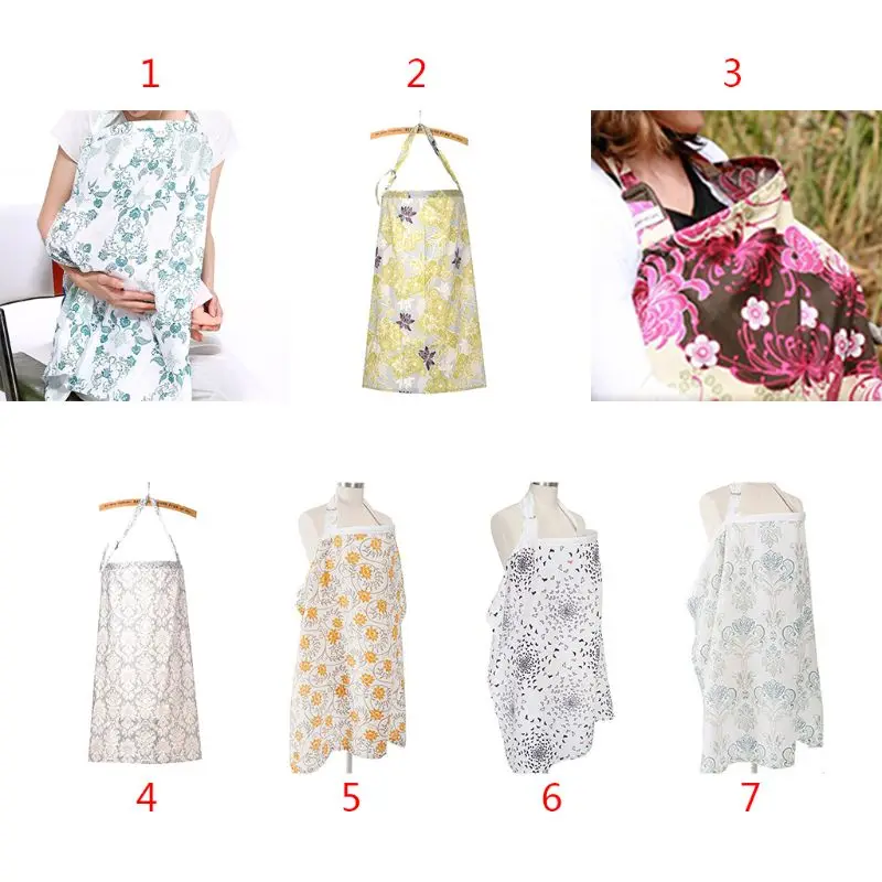 Breastfeeding Nursing Cover Breathable and Soft Full Coverage Feeding Baby Apron