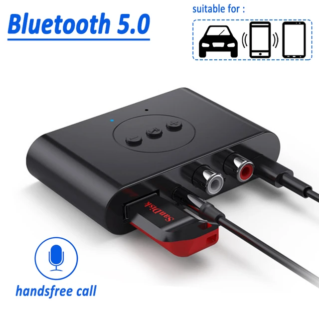 Adaptateur Bluetooth Jack 3.0 Clé Récepteur Audio 3,5mm Musique +