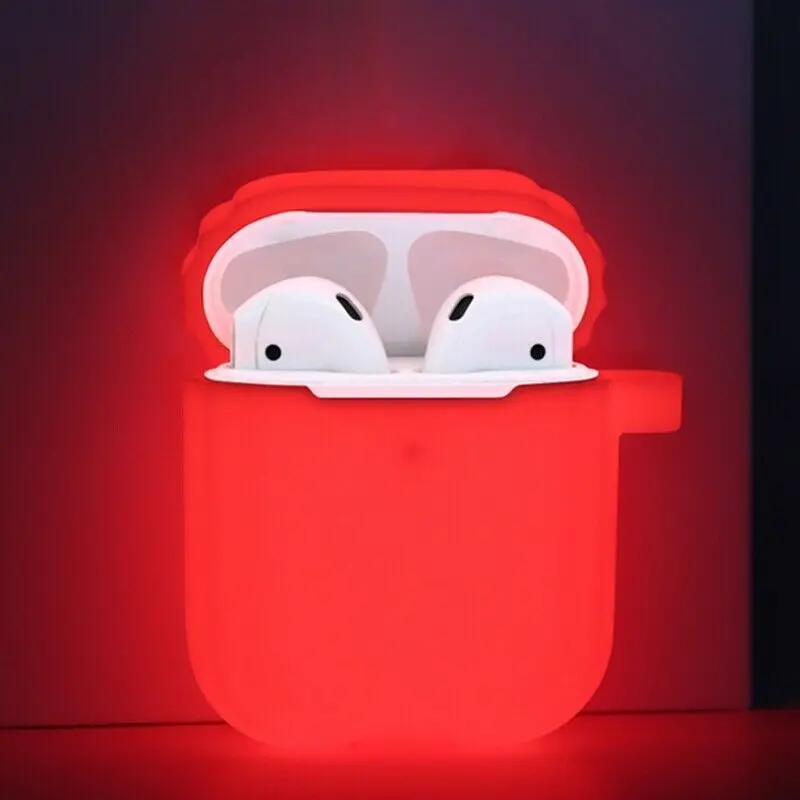 

Luminous Silicone Case for Air Pods Headphone Protection Cover For Airpods 1 2