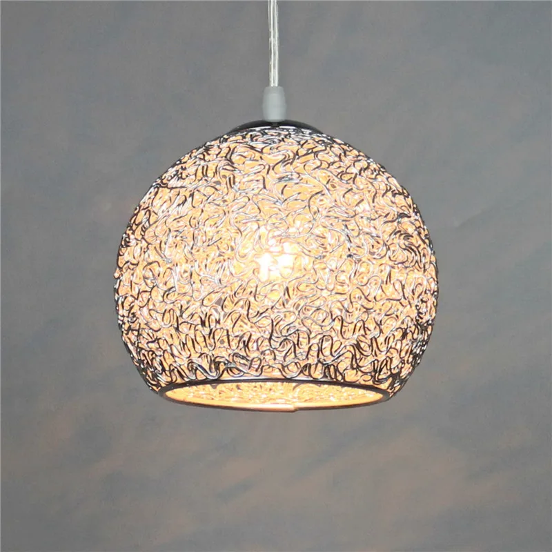 Candelabro de alambre de aluminio de color nórdico, iluminación de pasillo con personalidad, comedor moderno, marca dragon