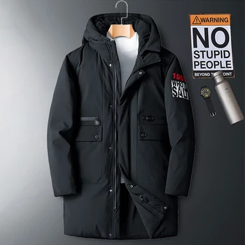 

Men Clothing Fashion Winter Down Jackets 2020 Hooded Mens Long Coat Thick Warm Down Coats High Quality Male Winter Casual Parkas
