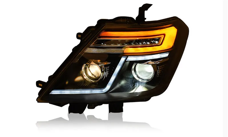 Автомобильный светодиодный фонарь в полоску для Nissan Patrol фары 2010 2016 Infiniti QX56