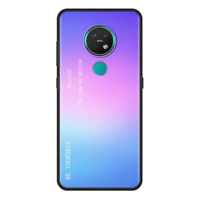 Gradient BE YOURSELF Cell Phone Case for Nokia 5.4 7.2 3.4 5.3 2.3 3.2 8.3 5G 2.4 2.2 4.2 1.3 1.4 C20 G20 X20 Cover Coque B08
