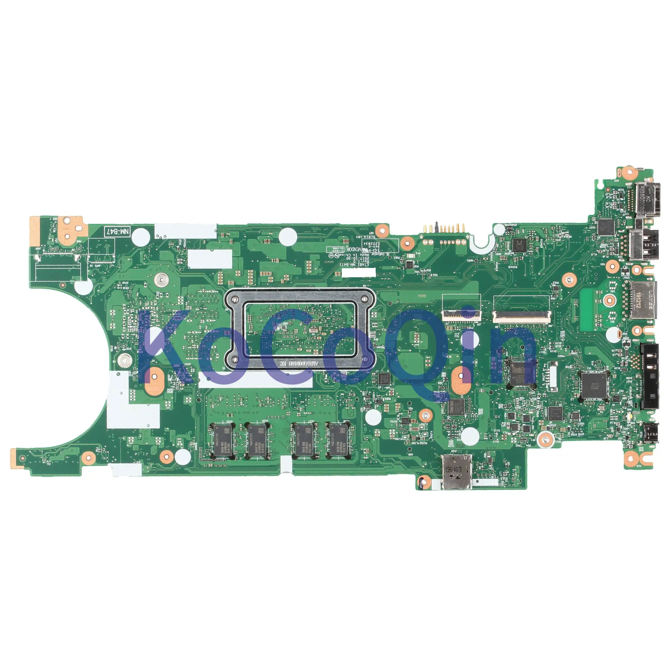 KoCoQin материнская плата для ноутбука LENOVO Thinkpad T480S Core I5-8350U SR3L9 материнская плата 02HL830 NM-B471