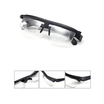 

Adjustable Strength Lens Eyewear Variable Focus Distance Vision Zoom Glasses Protective Magnifying Variable Focus Glasses