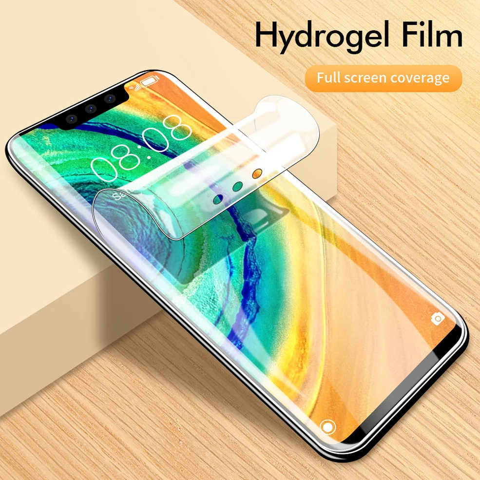 

3PCS 100D Screen Protector Hydrogel Film For Huawei P20 P30 Pro Mate 30 Protective Film For Huawei Mate 30 Pro Film Not Glass