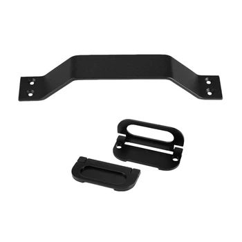 

1 Set Flush Ring Pull Door Drawer Lifting Handle & 1 Set Barn Door Handle Pull Handle Pull Handle Door Cabinet Pull