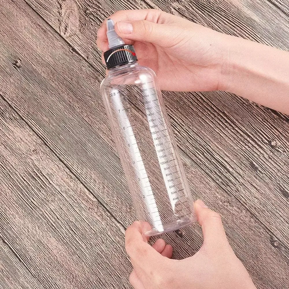 Bouteille en plastique pour animaux de compagnie 30m-100ml-250 mL flacons compte-gouttes avec mesures graduées, pour Condiments de cuisine, médical et artisanat ► Photo 3/6