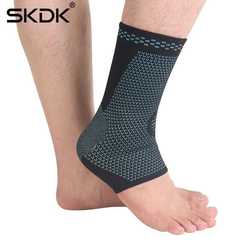 

SKDK 1PC Elastic Nylon Ankle Support Brace Relieve Arch Pain Reduce Foot Swelling Gym Sports Basketball Taekwondo Heel Protector