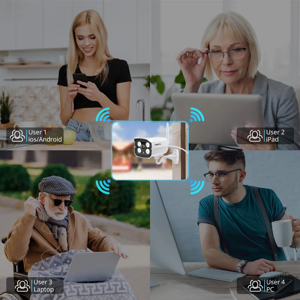 Ip камера MISECU HD 1080P наружная WiFi домашняя ip безопасности 2MP беспроводная наблюдения