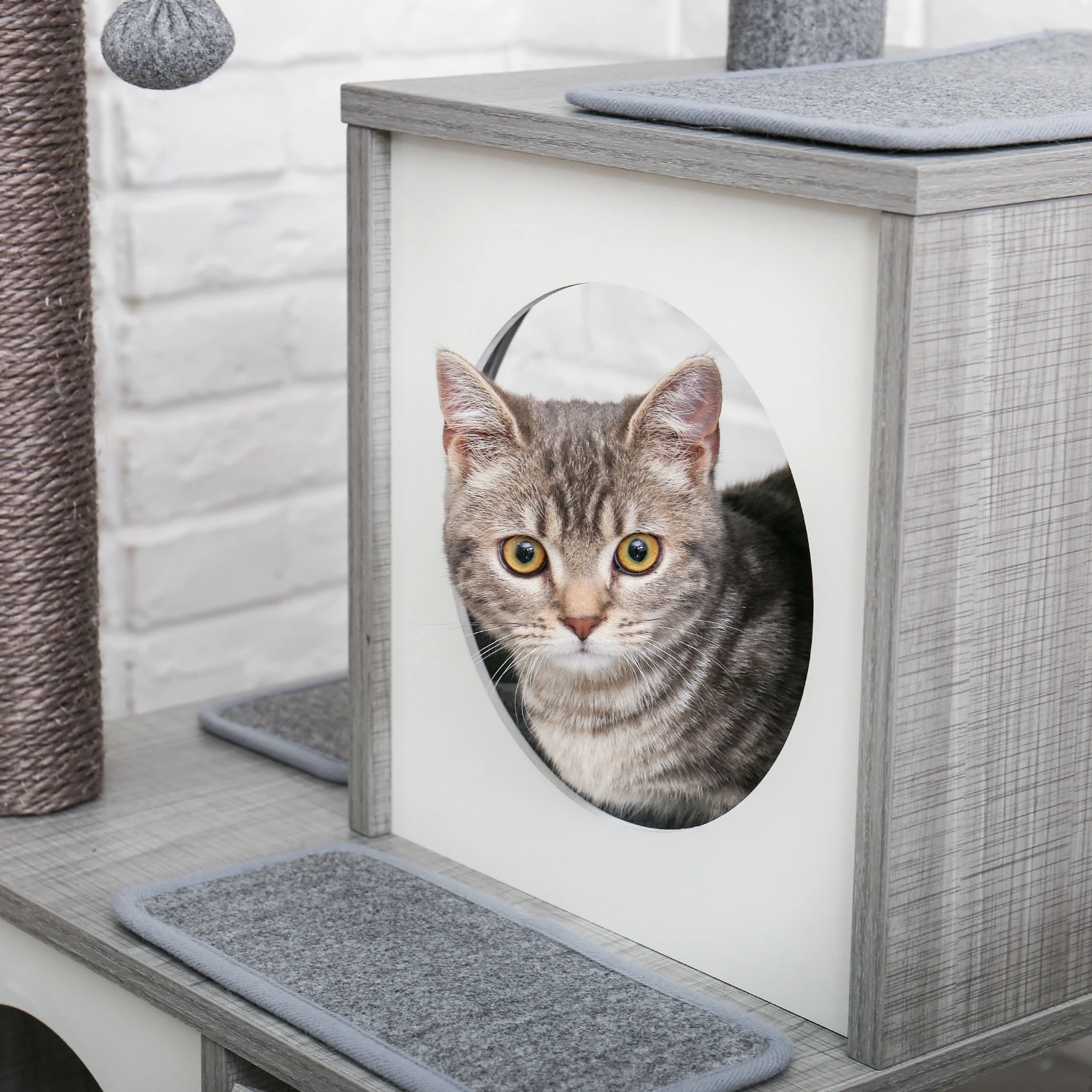 Title 46, Pet Cat Tree Tower Condos House Scratcher Scrat...