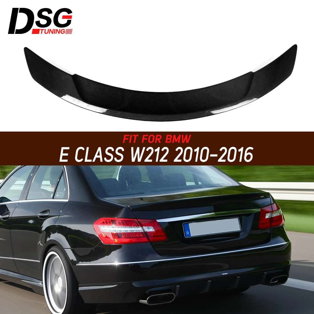 Крышка багажника из углеродного волокна для Mercedes W212 Sedan E200 E350 E300 2010