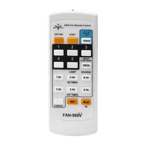 Universal Fan Remote Control Compatible for EURO-UNO for RUBINE for KHIND  for MILUX for MISTRAL for OSHINO for Midea etc Wall/Ceiling Fan