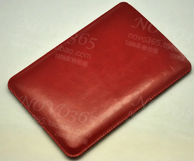 Luxury ultra-thin microfiber leather notebook cover sleeve bag