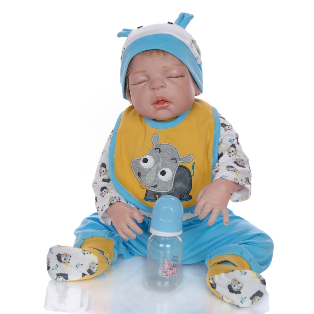 Prinzessin Baby Bett Babywiege mit Vorhang für 14-16" Reborn Neugeborenes Baby Puppe Spielzeug 