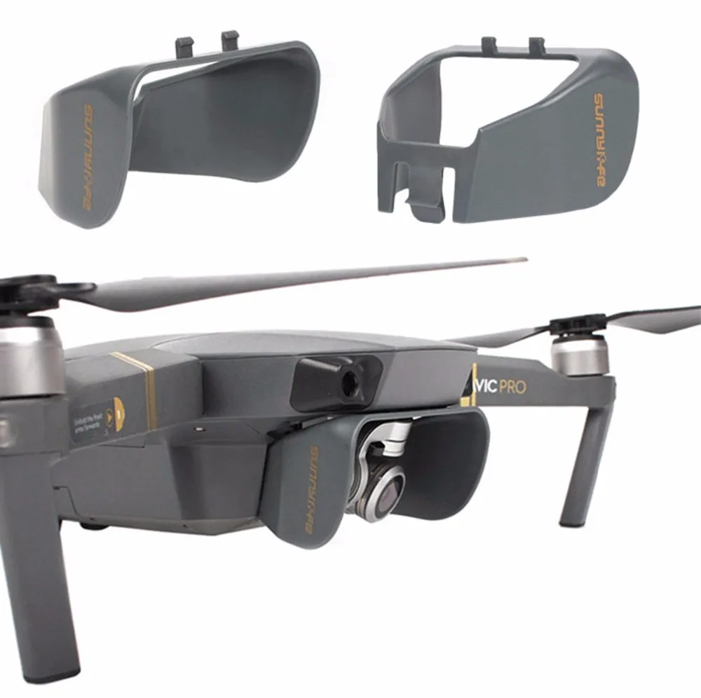 Для DJI Mavic Pro Platinum камеры солнцезащитный козырек бленда объектива блики защитный кожух камеры крышка Drone протектор запчасти, аксессуары