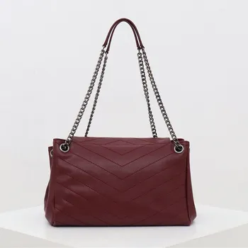 

European and American alligator skin style fashion bag for female designers design high-end design large handle shoulder bar