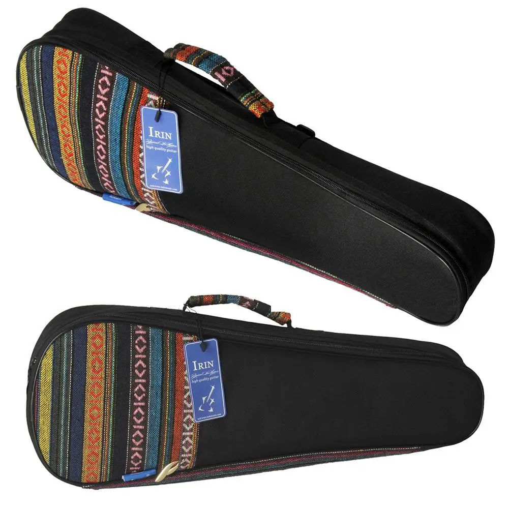 

21inch Ethnic Cotton Cloth Zip Ukulele Storage Tote Shoulder Bag Carry Backpack New Chic