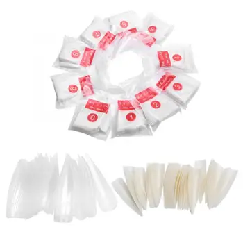 

Artificial Nails False Nails With Glue 500 Tips False Nail Color Display Tips Plastic Practice Tip Sticks Manicure Tools