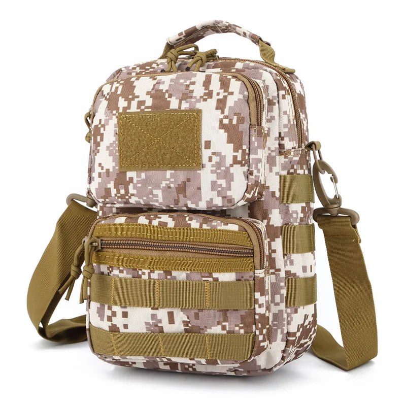

Camouflage Backpack Crossbody Bag Cross-body Bag Outdoor Mountain Climbing Waterproof Bag Hand Casual Fashionable Tactical Bag