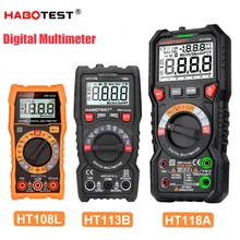 Digital Multimeter HABOTEST Voltage Current Tester Professional Automotive Multimeter High Accuracy Ohm Hz Capacitance Meter