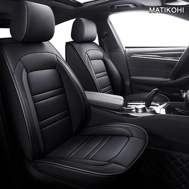 MATIKOHI кожаный чехол для автомобильного сиденья toyota fortuner ford explorer 5 chrysler voyager hummer h2 h3