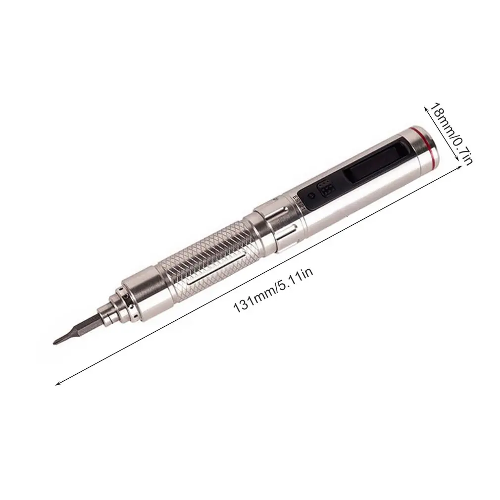 ES121V мини-прецизионный электрический шуруповерт, перезаряжаемый беспроводной смарт-шуруповерт с управлением движением