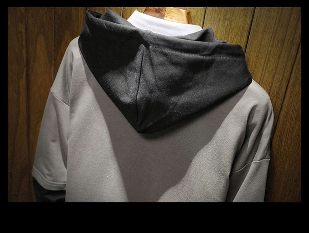 Белая теплая толстовка с капюшоном Толстая Толстовка большого размера флисовое