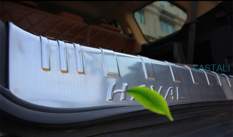 Для maval H9- для двери БАГАЖНИКА АВТОМОБИЛЯ порог багажника из нержавеющей стали задняя защитная накладка декоративная яркая полоса устойчивый к царапинам износ