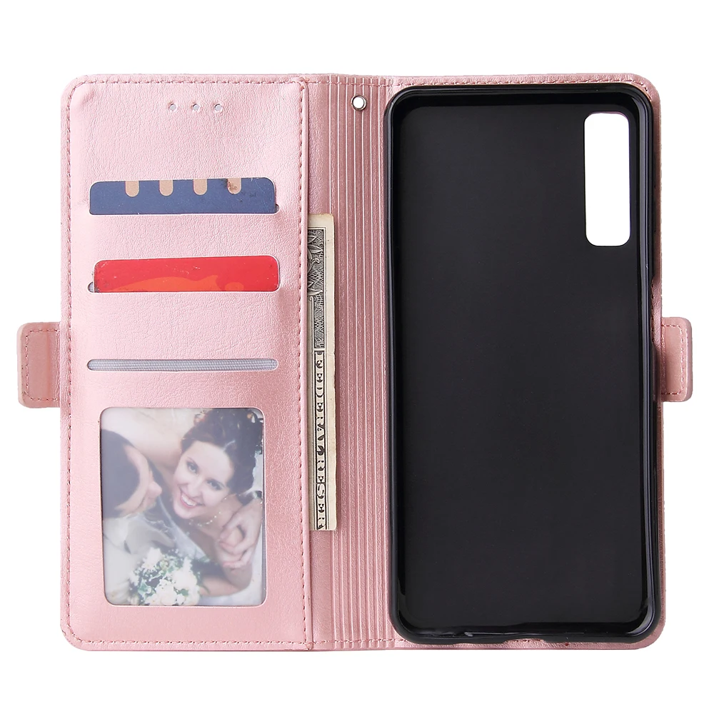Flip Wallet Case For Samsung Galaxy A3 A5 A6S A8S A9 A10 A20 A30 A40 A50 A70 Leather Zipper Card Holder Stand Phone Cover