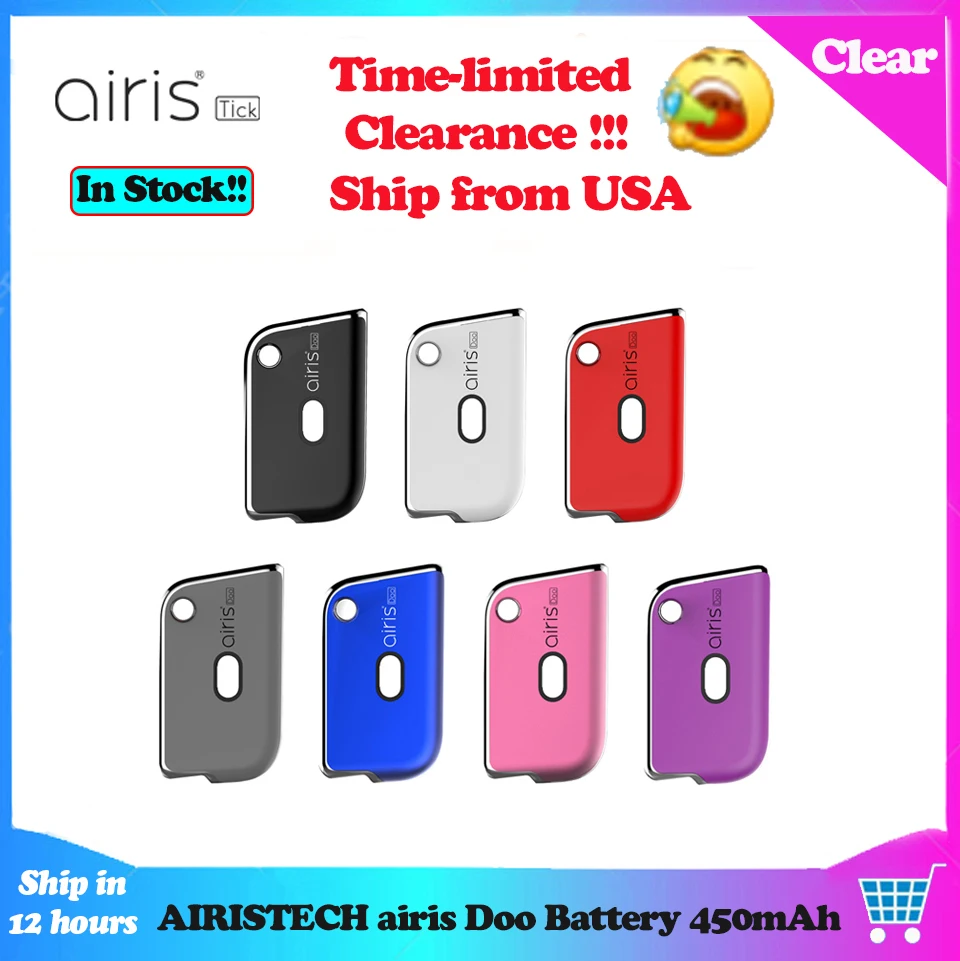 Распродажа! AIRISTECH airis Doo Vape Mod 450 испаритель mAh fit 510 резьба бак КБР Портативный испаритель Mod